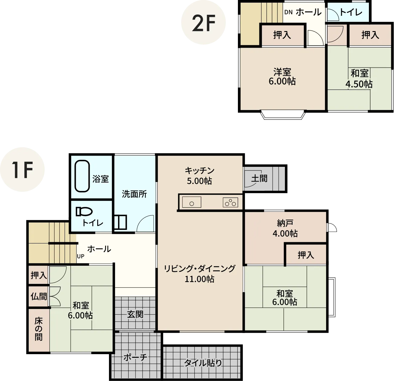 リノベーション前の間取り
